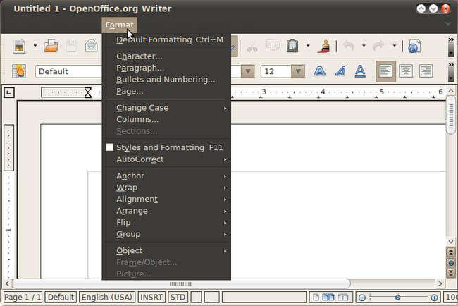 Ubuntu Ambiance dark theme application menu