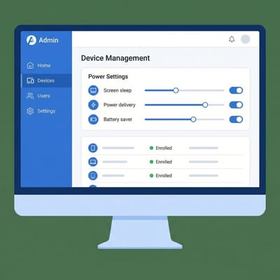 Google Admin Console settings for managing Chromebook lid behavior