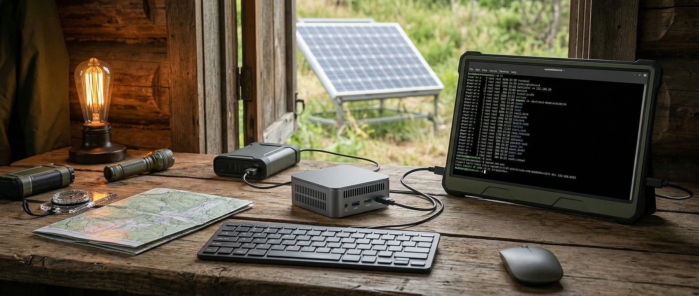 Off Grid Computer Build Project NOMAD: Build an Offline AI Computer with a Mini PC | Starry Hope