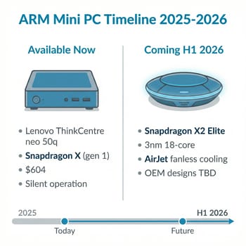 ARM mini PC timeline: what's available now vs what's coming in 2026