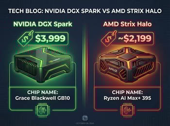 DGX Spark vs Strix Halo specifications and pricing