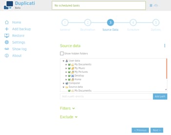 Duplicati on Ubuntu 18.04